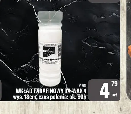 Wkład parafinowy DA-WAX 4 Dabox promocja w Tomi Markt