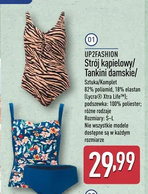 Strój kąpielowy damski UP2FASHION promocja w Aldi