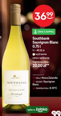 Wino Sauvignon Blanc promocja w Żabka