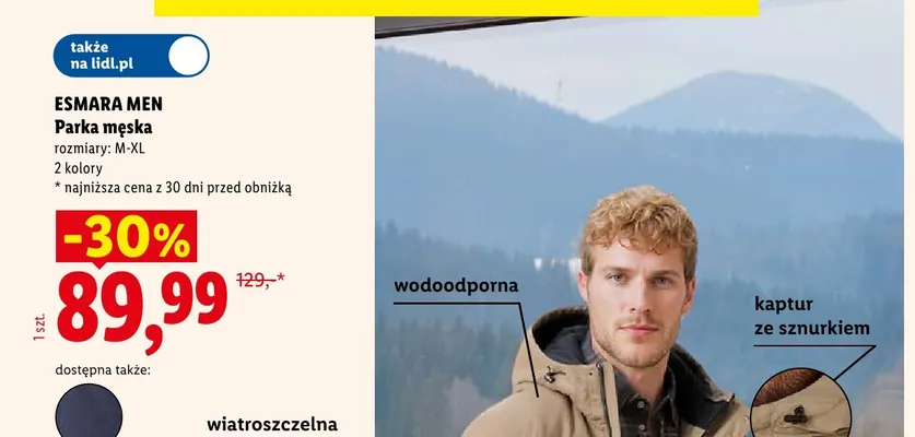 Parka męska promocja w Lidl