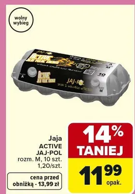 Jaja Active rozm. M promocja w Carrefour
