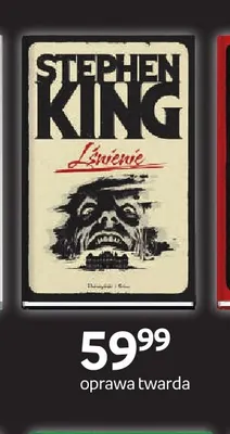 Książka Lśnienie Stephen King oprawa twarda promocja w Empik
