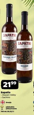 Wino białe Sapatio Sachino promocja w Netto