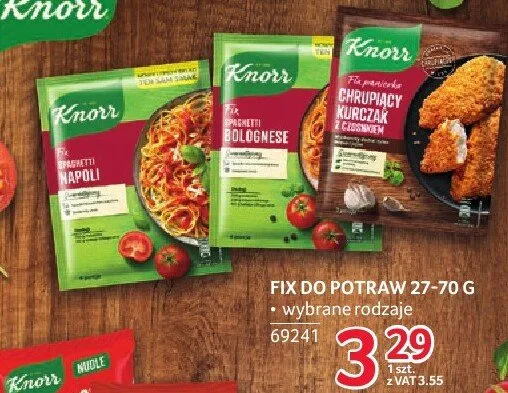 Fix do potraw Knorr 27-70g promocja w Selgros