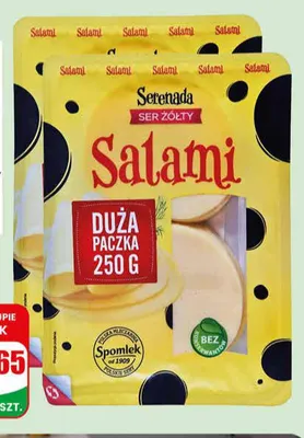 Ser Serenada Salami plastry Spomlek promocja w Dino