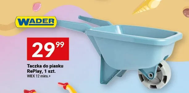 Taczka do piasku RePlay Wader promocja w Twój Market