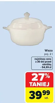 Waza poj. 2 l promocja w Carrefour