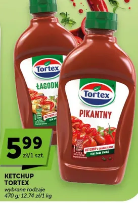 Ketchup łagodny Tortex promocja w Euro Sklep