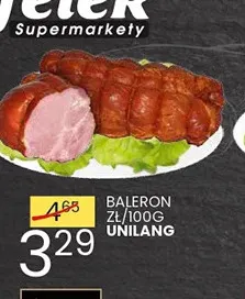 Baleron Unilang promocja w Wafelek