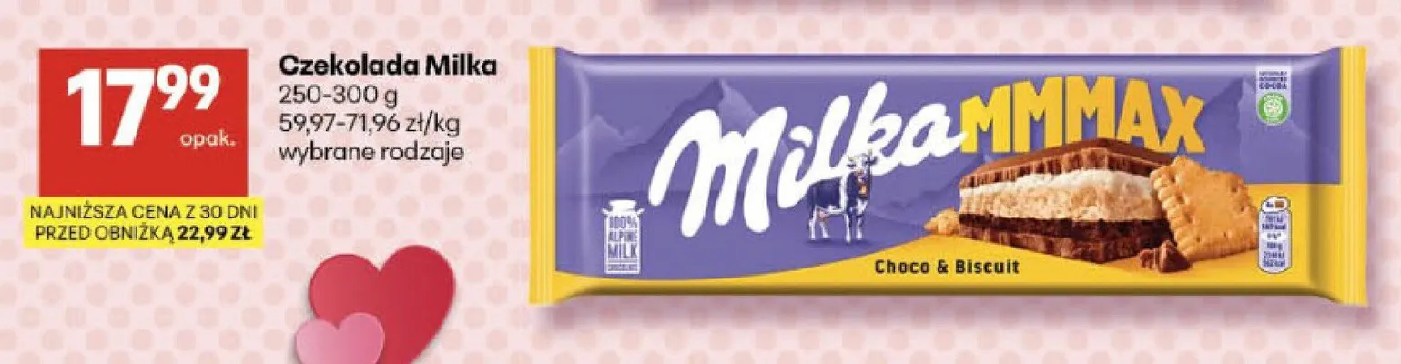 Czekolada Milka promocja w Delikatesy Centrum