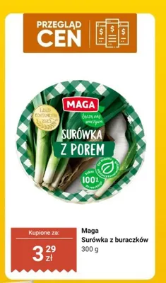 Surówka z buraczków Maga promocja w Dino