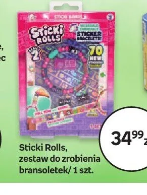 Sticki Rolls zestaw do zrobienia bransoletek promocja w Empik