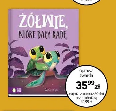 Książka Żółwie, które dały radę oprawa twarda promocja w Empik