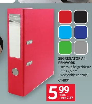Segregator A4 Penword promocja w Selgros