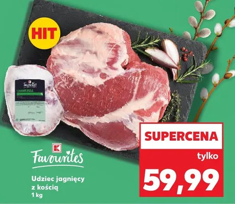 Udziec jagnięcy z kością promocja w Kaufland