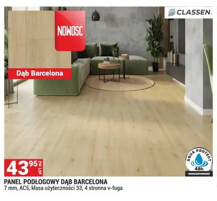 Panel podłogowy Dąb Barcelona Classen promocja w Merkury Market