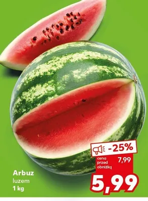 Arbuz luzem promocja w Kaufland