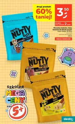 Mieszanka studencka Frutty Nutty Boyz promocja w Dealz