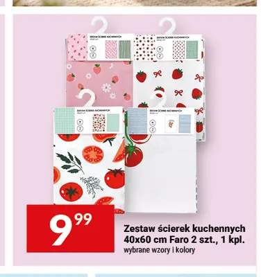 Zestaw ścierek kuchennych 40x60 cm Faro 2-pak promocja w Twój Market