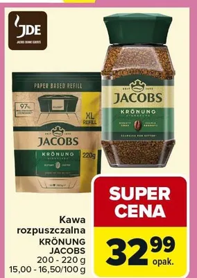 Kawa rozpuszczalna krönung promocja w Carrefour
