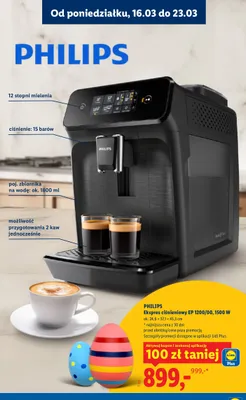 Ekspres ciśnieniowy EP 1200/00, 1500 W promocja w Lidl