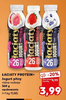 Jogurt pitny Łaciate Protein+ pitaja promocja w Kaufland
