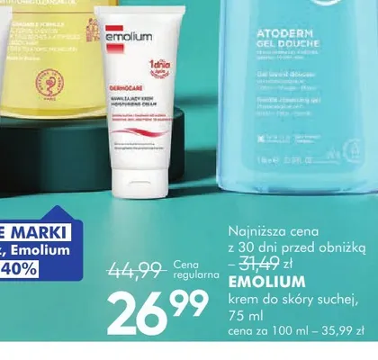 Krem do skóry suchej Emolium promocja w Super-Pharm