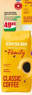 Kawa ziarnista Eduscho Family promocja w Dino