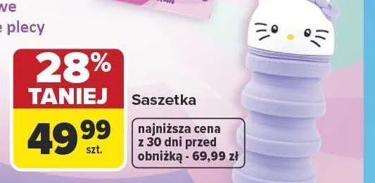 Saszetka Hello Kitty promocja w Carrefour