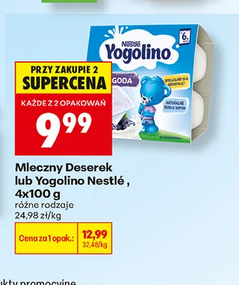 Mleczny Deserek Nestlé promocja w Biedronka