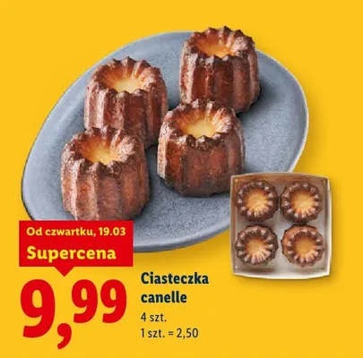 Ciasteczka canelle promocja w Lidl