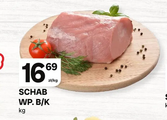 Schab wieprzowy bez kości promocja w Chorten