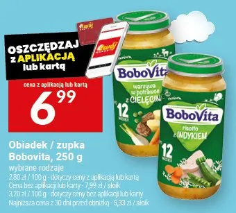 Obiadek / zupka Bobovita promocja w Twój Market
