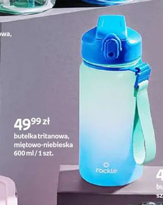 Butelka tritanowa Rockle miętowo-niebieska promocja w Empik