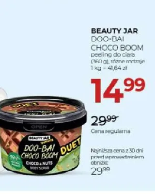 Peeling do ciała Beauty Jar Doo-Bai Choco Boom promocja w Drogerie Jawa
