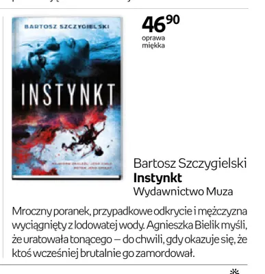 Książka Bartosz Szczygielski Instynkt promocja w Empik