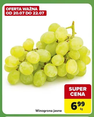 Winogrona jasne promocja w Carrefour Express