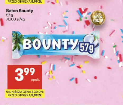 Baton Bounty promocja w Delikatesy Centrum