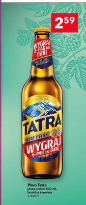 Piwo Tatra promocja w LEWIATAN