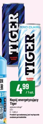 Napój energetyzujący Tiger Classic Energy promocja w POLOmarket