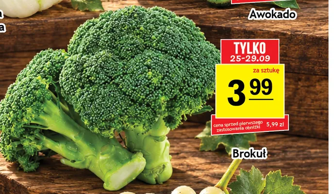 Brokuł promocja w Gram Market