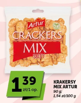 Krakersy Mix Salty Artur promocja w Groszek
