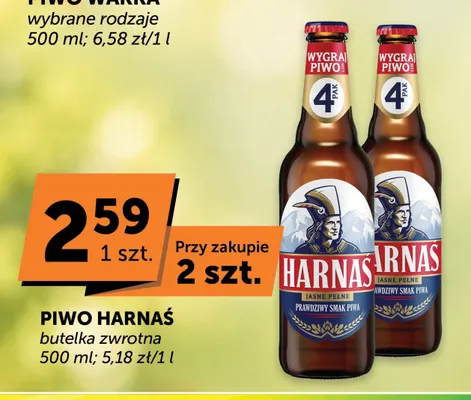 Piwo Harnaś promocja w Euro Sklep
