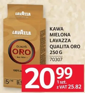 Kawa mielona Lavazza Qualita Oro promocja w Selgros