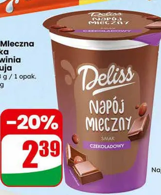 Napój mleczny czekoladowy promocja w Dino