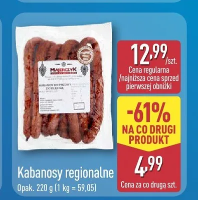 Kabanosy regionalne promocja w Aldi