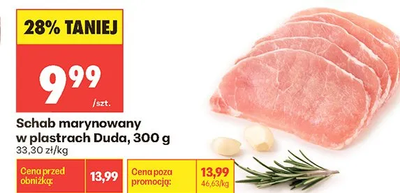 Schab marynowany w plastrach Duda promocja w Biedronka
