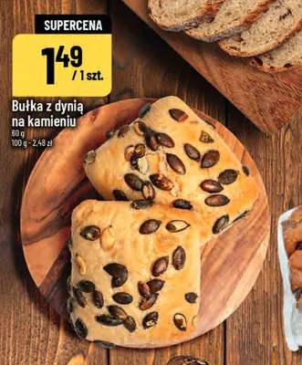 Bułka z dynią na kamieniu promocja w POLOmarket