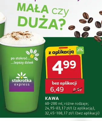 Kawa Stokrotka Express promocja w Stokrotka