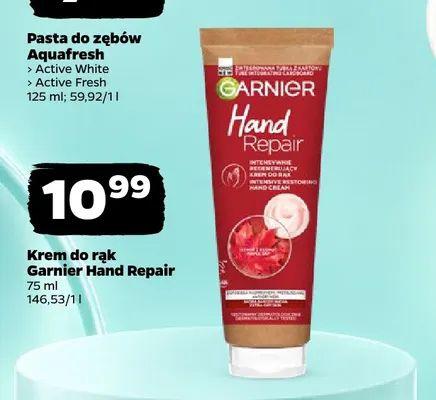 Krem do rąk Garnier Hand Repair promocja w Netto